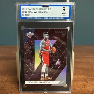 Zion Williamson 2019 Panini Chronicles Recon Rookie Mint 9